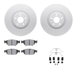 R1 Concepts WDUH1-73150 Carbon Series Brake Rotors W/ 5000 Oep Brake Pads & Hdw